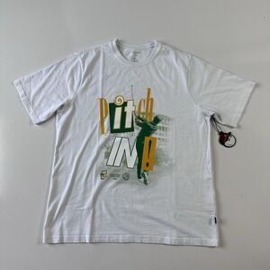 NEW Malbon x Waste Managment men's golf tee shirt white size Medium